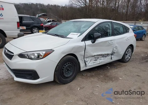 2022 Subaru Impreza Base 5-Door из США, поврежденный, VIN 4S3GTAB66N3723029